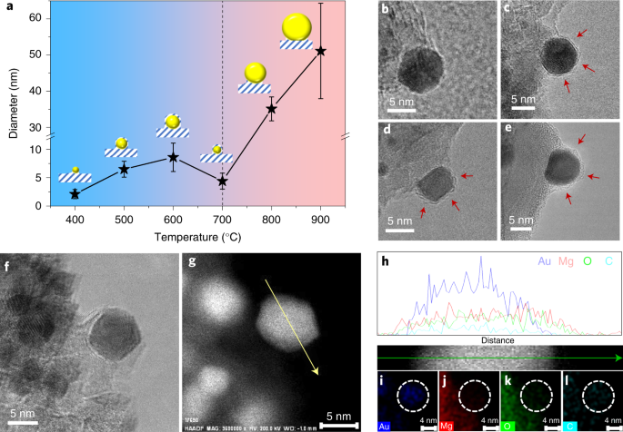 Strong Metal Support Interactions On Gold Nanoparticle Catalysts Achieved Through Le Chatelier S Principle Nature Catalysis