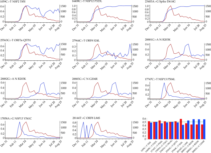 Analysis Of Sars Cov 2 Mutations In The United States Suggests Presence Of Four Substrains And Novel Variants Communications Biology