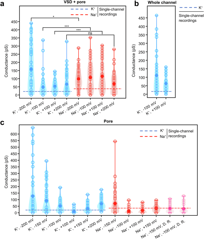 Fig. 4: Comparison of conductance across different simulation setups.