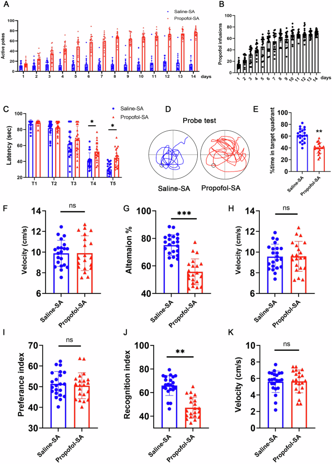 Fig. 1: Propofol addiction induces cognitive decline.