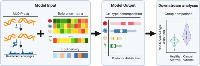 Cross-platform Bayesian deconvolution of MeDIP-seq reveals tissue-specific and cancer-associated methylation signatures