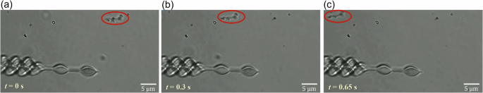 Fig. 5: Using a laser power of 30% to achieve high translational velocity.