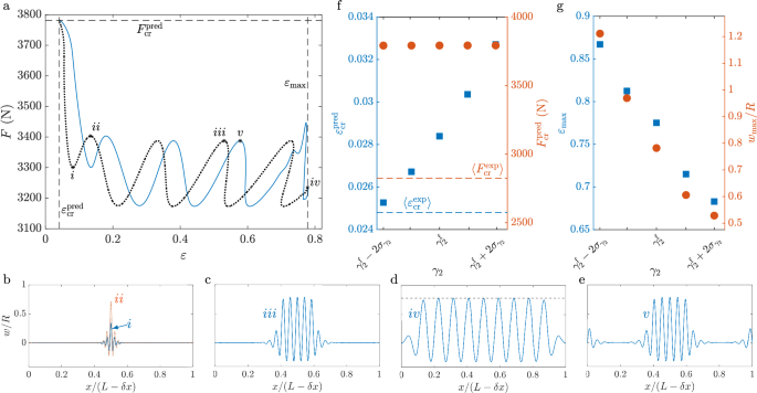 Fig. 3: Modelling buckling.