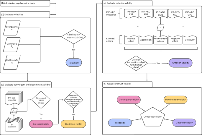 Fig. 1: Process for establishing construct validity.