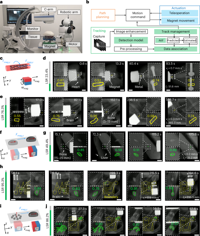 Fig. 4: Robotic system integrated with MicroSyn-X-trained models.