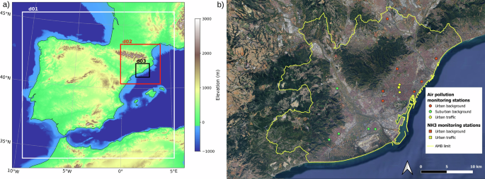 Fig. 1: Metropolitan Area of Barcelona as a study case.