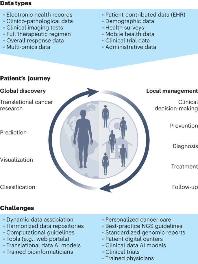 Roadmap for a European cancer data management and precision 