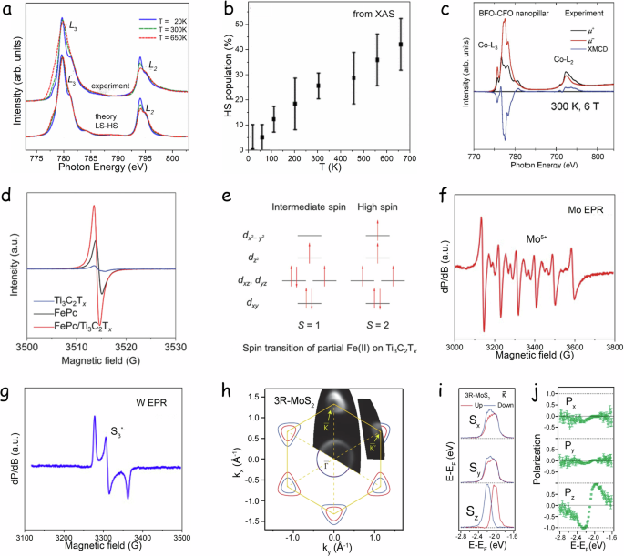 Fig. 5: Spin state characterization.