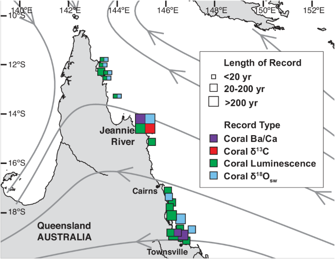 オーストラリアのサンゴ群落に記録された湿潤な世界(A wetter world recorded in Australian coral colony)