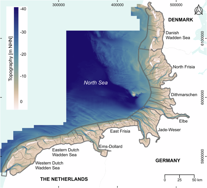 Asymmetric morphodynamics of the Wadden Sea | Communications Earth ...