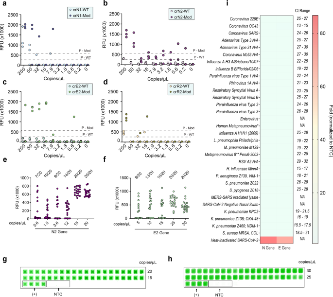 Fig. 2: Limit of detection and exclusivity testing of ENHANCE.