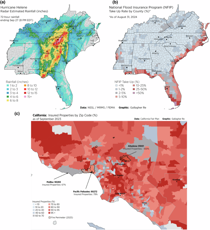 Key problem domains, reform strategies, and stakeholders for strengthening climate resilience in insurance markets.