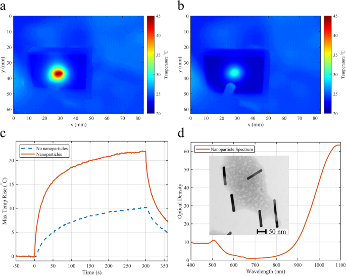 Fig. 3: Photothermal delivery results.