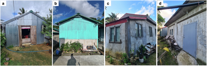 Fig. 1: Predominant housing typologies in Itbayat, Batanes, Philippines.