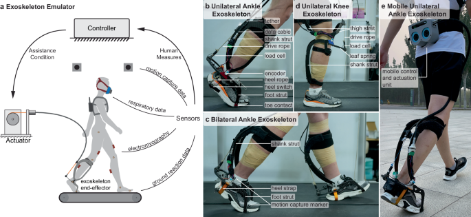 Fig. 2: Exoskeleton testbeds.