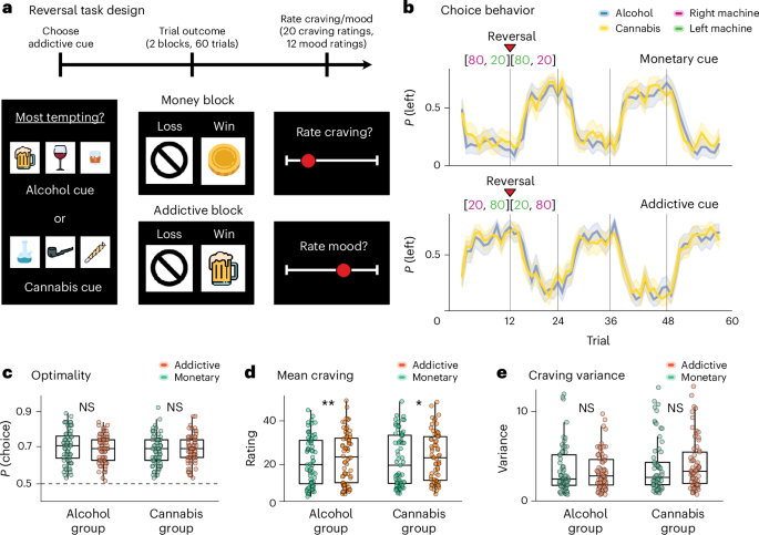 Fig. 2: Experimental paradigm and model-agnostic task behavior.