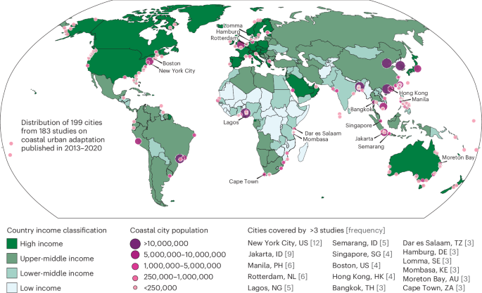 沿岸都市と気候変動への適応：進展と失敗(Coastal cities and adaptation to climate change: progress and failures)