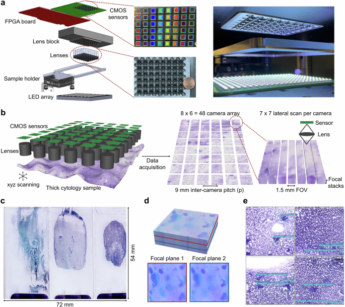Fig. 1: Architecture of the Multi-Camera Array Scanner (MCAS).