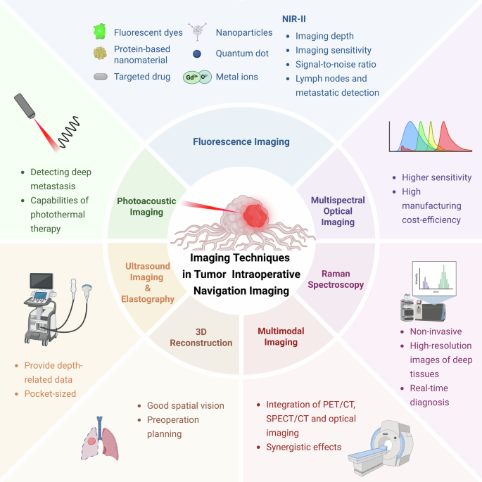 Fig. 1: Advanced imaging techniques for intraoperative navigation imaging.