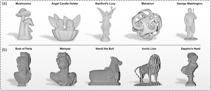 Fig. 2: Representative training 3D models rendered in a single Blender scene.