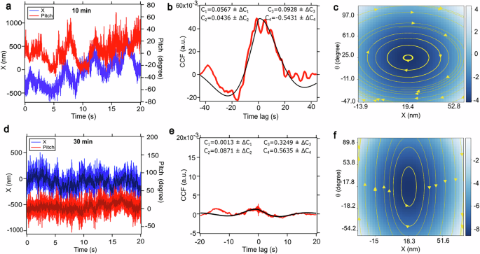 Fig. 9: Motion of phagosomes in a cell at different times under suppressed activity.