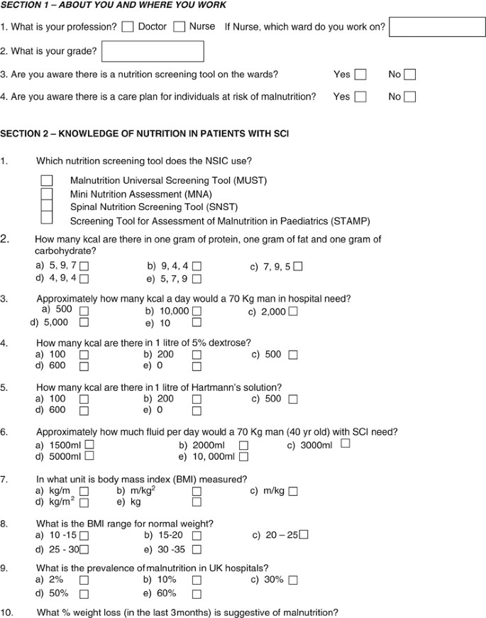 nutrition care process sample