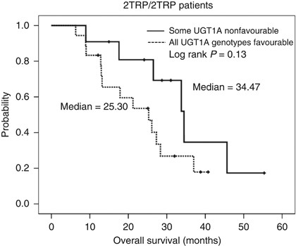 UGT1A and TYMS genetic variants predict toxicity and response of colorectal  cancer patients treated with first-line irinotecan and fluorouracil  combination therapy | British Journal of Cancer