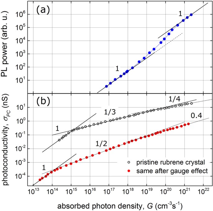 Steady State Photoconductivity And Multi Particle Interactions In High Mobility Organic Semiconductors Scientific Reports