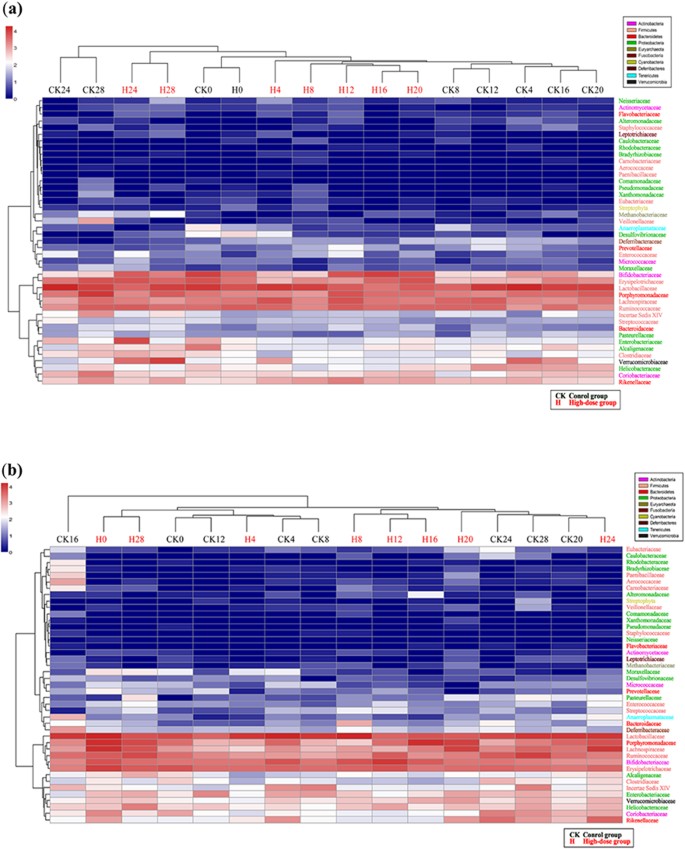 Typical BPI of feces samples in positive ESI mode. (A) Control group;