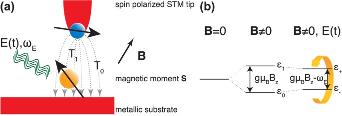 Electron Paramagnetic Resonance Of Single Magnetic Moment On A Surface Scientific Reports