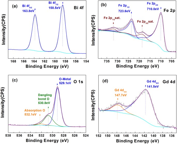 Enhanced Visible Light Photocatalytic Activity Of Gd Doped Bifeo 3 Nanoparticles And Mechanism Insight Scientific Reports