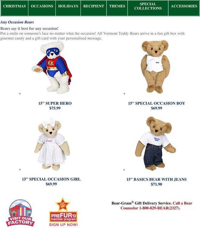 vermont teddy bear case