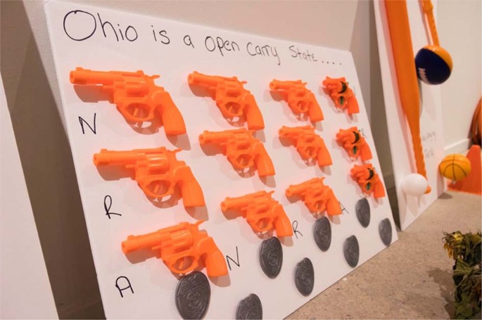 To combat gun violence, this artist turns ammunition into art