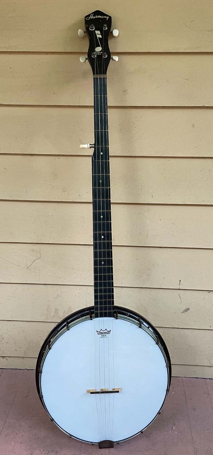 Fig. 1: A modern, factory-produced banjo (photograph by the author).