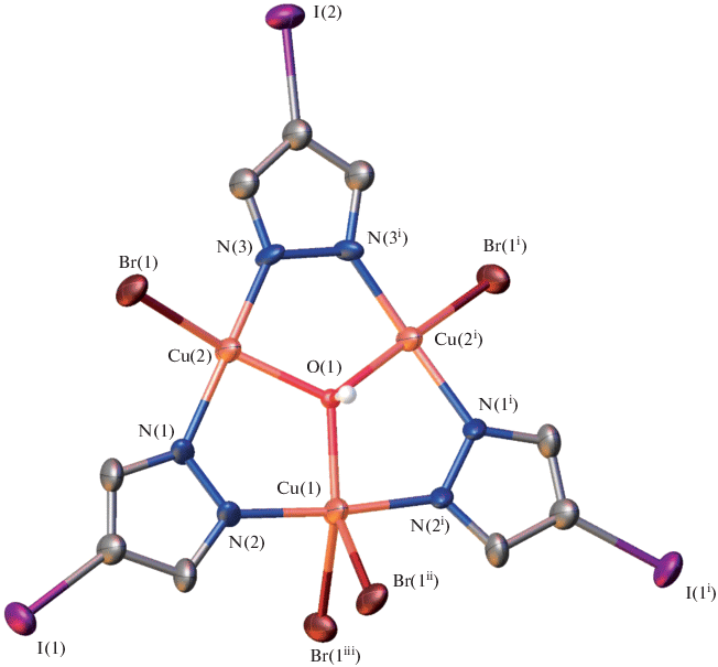 Synthesis And Crystal Structure Of Copper Ii 9 Azametallacrowns 3 With 4 Iodopyrazole Springerlink