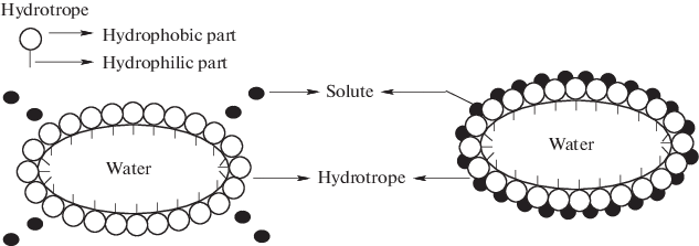 Solubility Enhancement of Hydrophobic Substances in Water/Cyrene