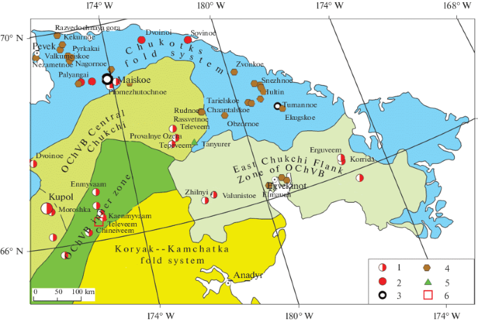 Argillizite “Hats” of Kompleksnoe Ore Occurrence in Kayenmyvaam Volcanic  Uplift (Central Chukotka) | Journal of Volcanology and Seismology