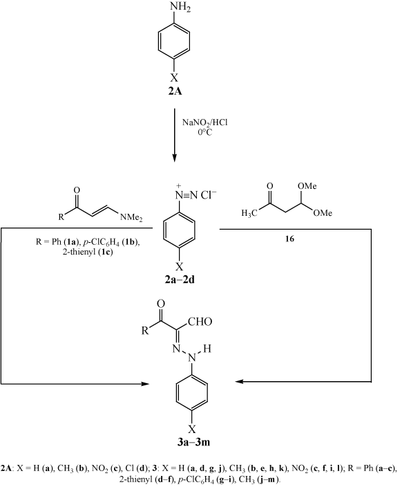 Reactions Under Pressure Synthesis Of Functionally Substituted Arylhydrazonal Derivatives As Precursors Of Novel Pyridazines And Nicotinates Springerlink