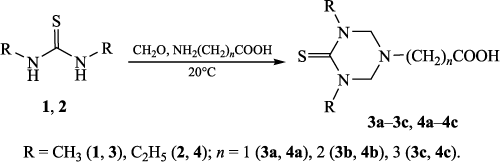 Aminomethylation Of Symmetric Dialkylthioureas With Formaldehyde And Amino Acids Springerlink