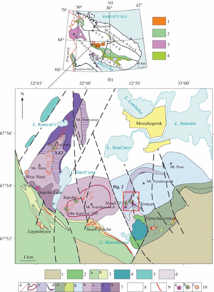 Platinum Content And Formation Conditions Of The Sulfide Pge Cu Ni Nyud Ii Deposit Of The Monchegorsk Pluton Kola Peninsula Russia Springerlink
