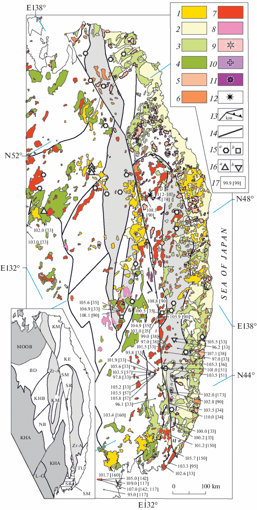 Albian Cenomanian Orogenic Belt And Igneous Province Of Pacific Asia Springerlink