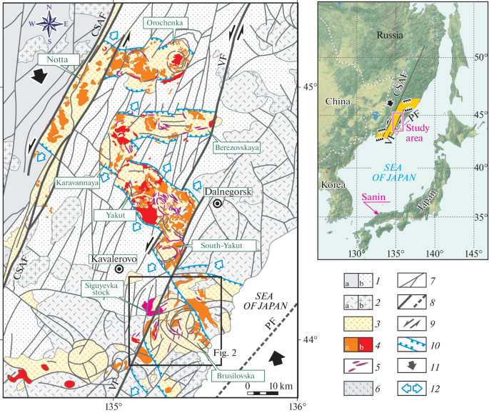 Isotopic and Geochemical Zonality of the Paleocene Magmatism of the