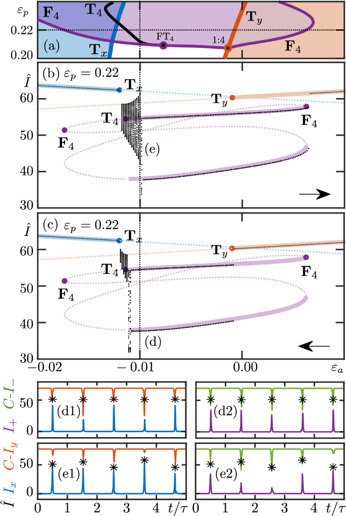 Strongly resonant polarization dynamics of pulse trains in a spin-flip ...