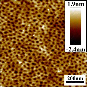 Rapid Fabrication of Ordered Nanopatterns in PS‑b‑P2VP‑b‑PEO Triblock Copolymers Using LiCl Salt in Toluene and Ultrasonic Treatment