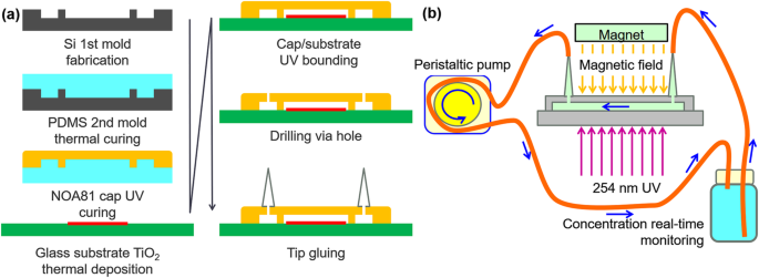 Magnetic Field-Enhancing Photocatalytic Reaction in Micro Optofluidic Chip  Reactor | SpringerLink