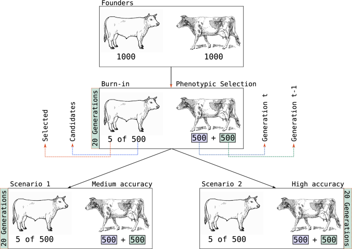 A method for partitioning trends in genetic mean and variance to 