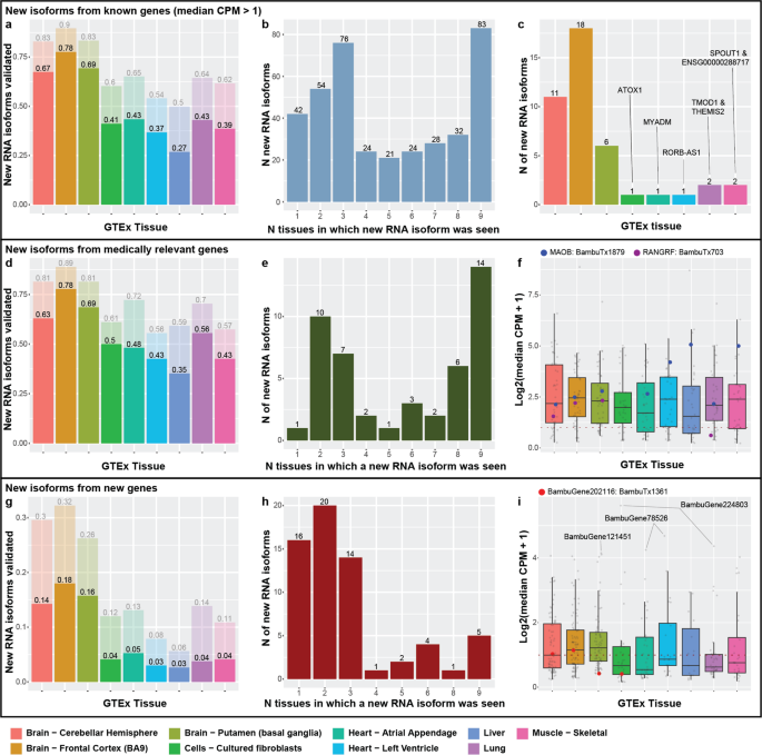 A bioinformatic survey of RNA isoform diversity and expression across 9 ...