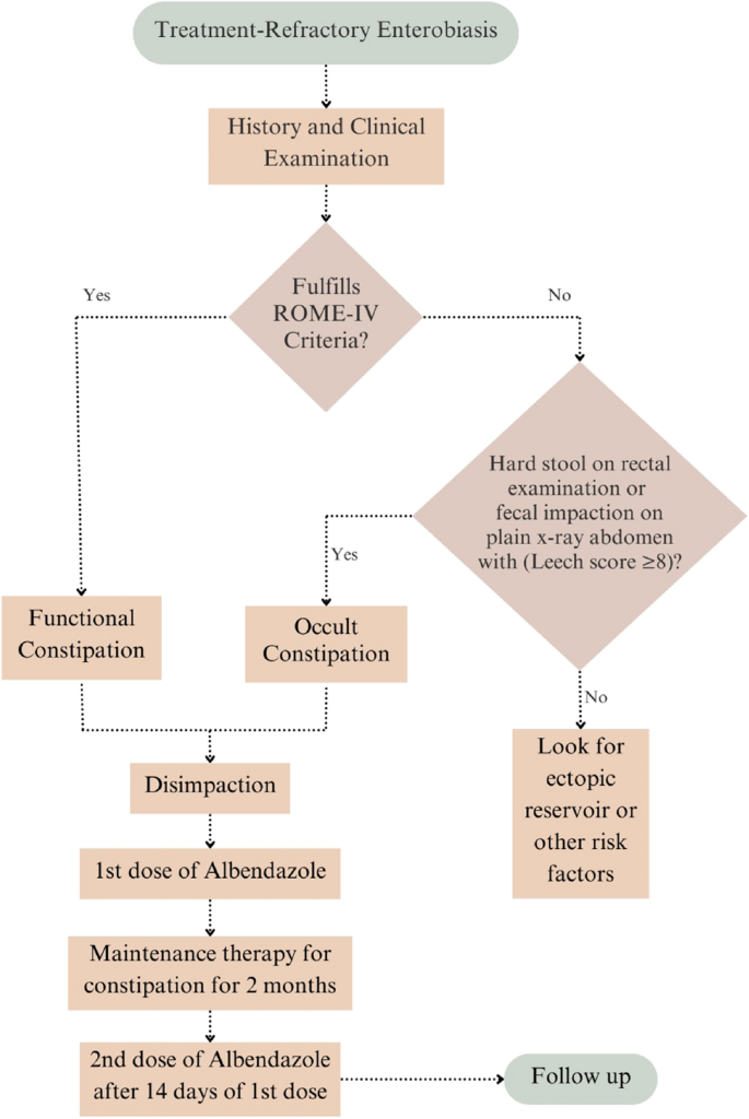 Unmasking the role of constipation in treatment-refractory enterobiasis ...