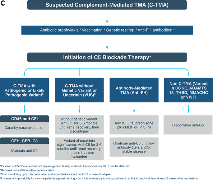 Diagnosis and treatment of complement-mediated thrombotic ...