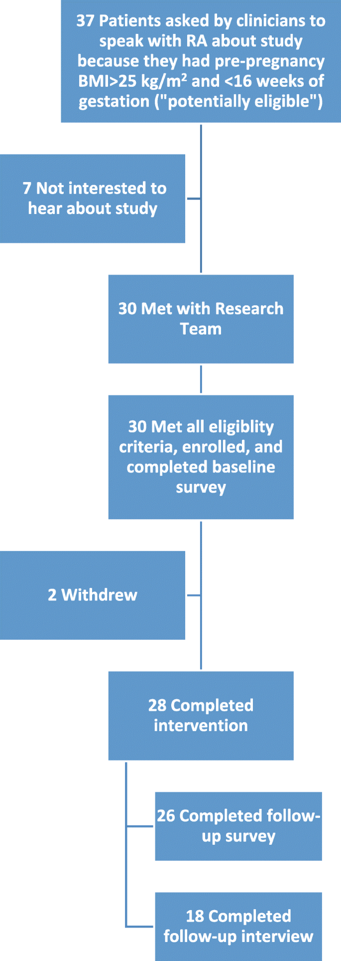Supporting healthful lifestyles during pregnancy: a health coach  intervention pilot study | BMC Pregnancy and Childbirth | Full Text